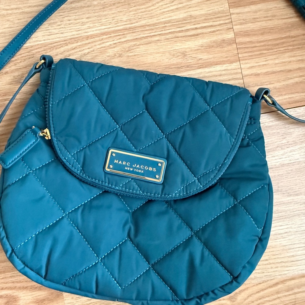 Marc Jacobs Blue Quilted Crossbody Bag